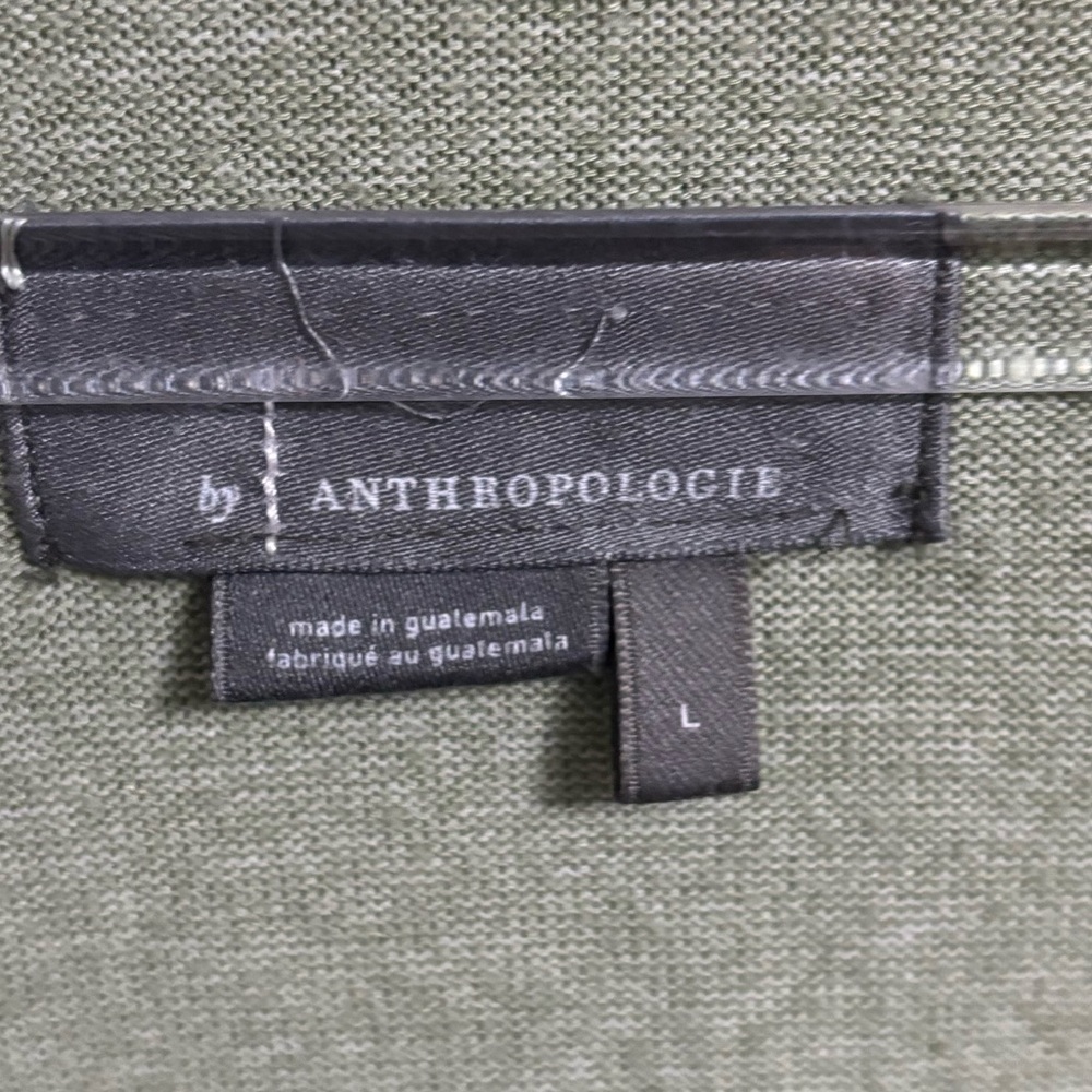 Anthropologie Sz Lg Green Rocio Surplice Top - Picture 6 of 8